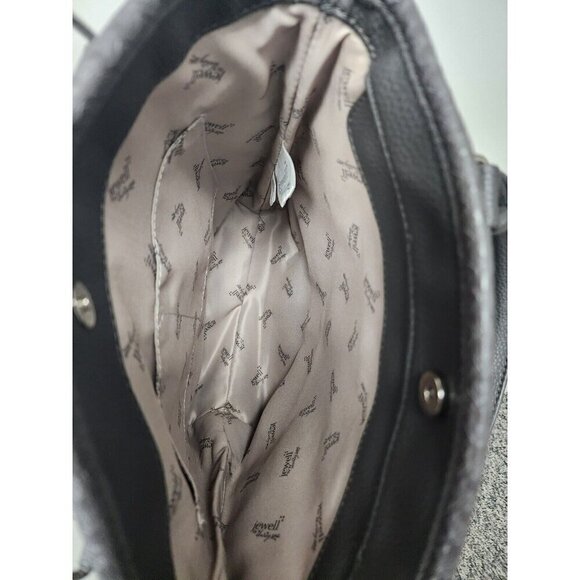 JEWELL BY THIRTY ONE PURSE CROSSBODY BAG GRAY FAUX SNAKE LEATHER - Picture 4 of 11